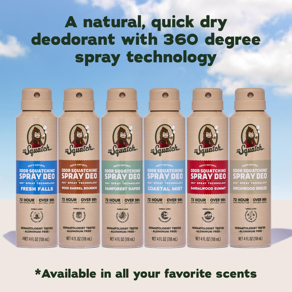 Dr. Squatch aluminum-free formula icon signaling non-sticky feel