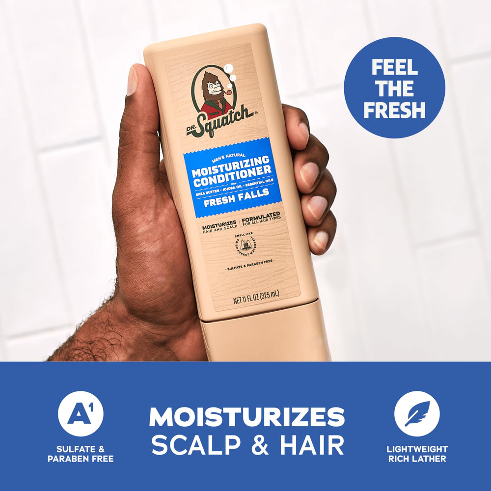 Dr. Squatch avocado oil enhances hair hydration and softness.