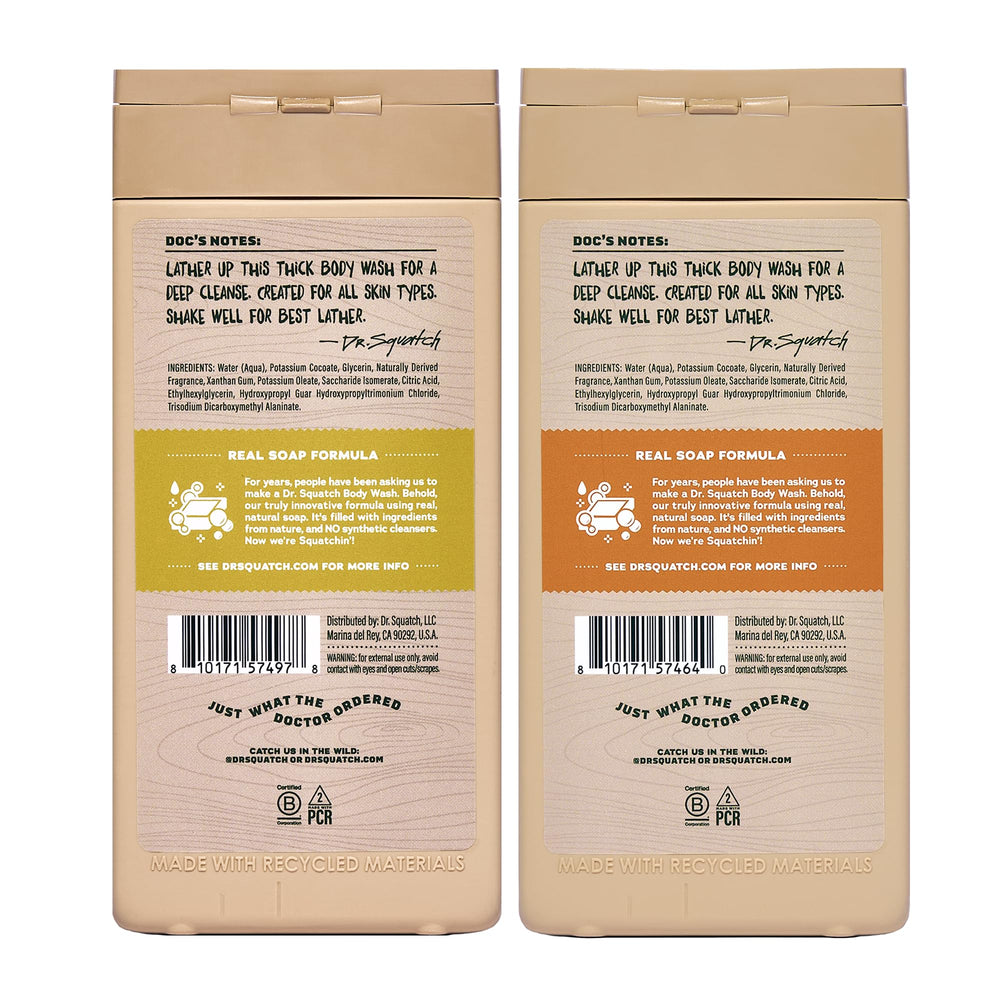 Dr. Squatch Daily Use concept showcases easy routine for men's grooming.
