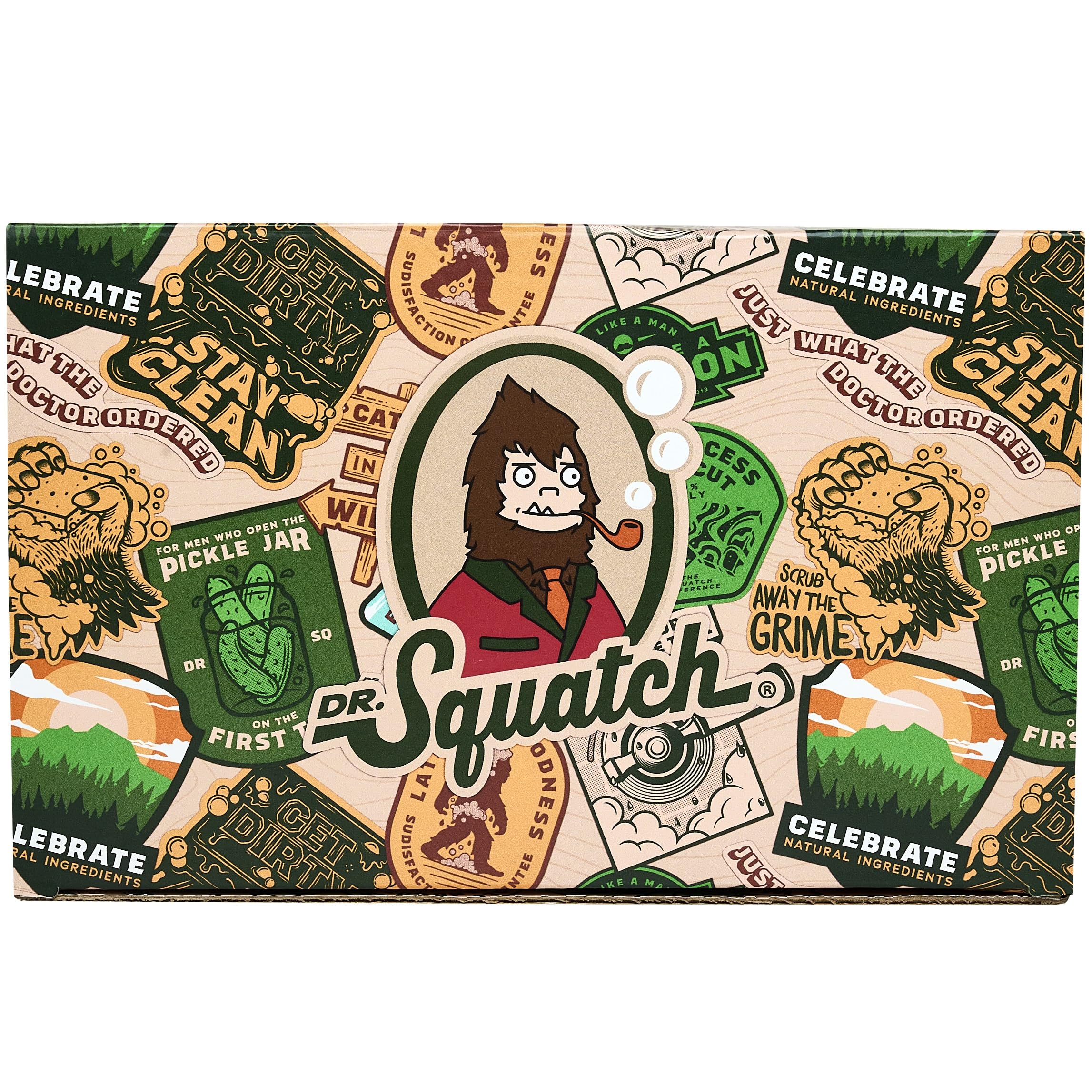 Dr. Squatch gift-ready packaging perfect for birthdays