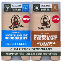 Dr. Squatch Invisible Glide Fresh Falls bottle for all-day freshness