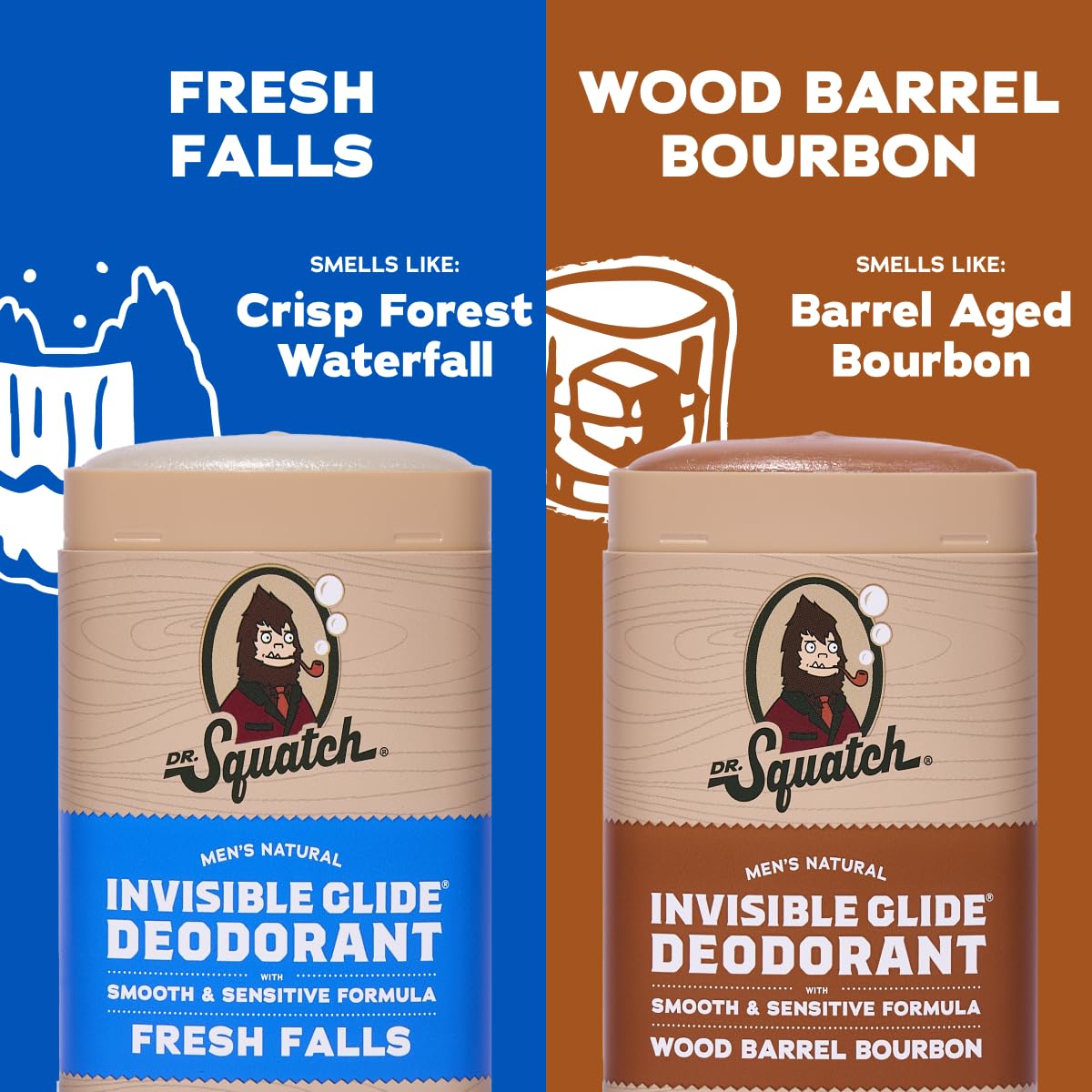 Dr. Squatch Invisible Glide stick demonstrates streak-free performance