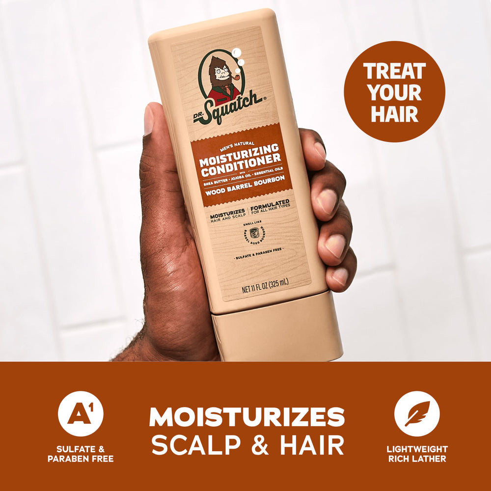 Dr Squatch jojoba oil ingredient highlights nourishing hair care