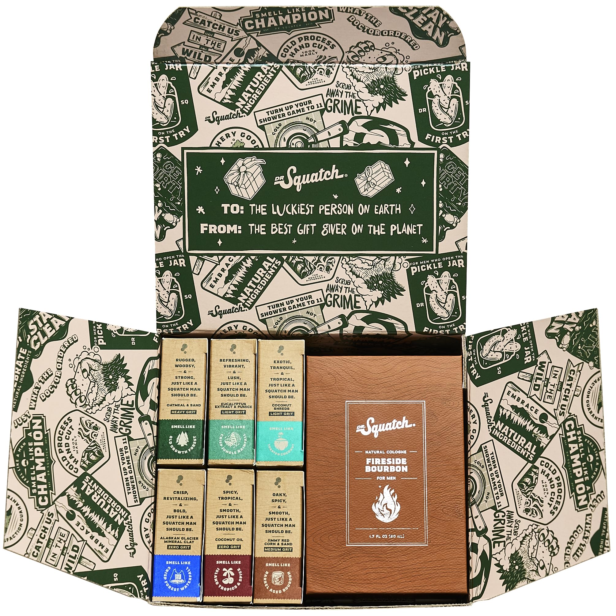 Dr. Squatch natural cold process soap bars for everyday cleansing