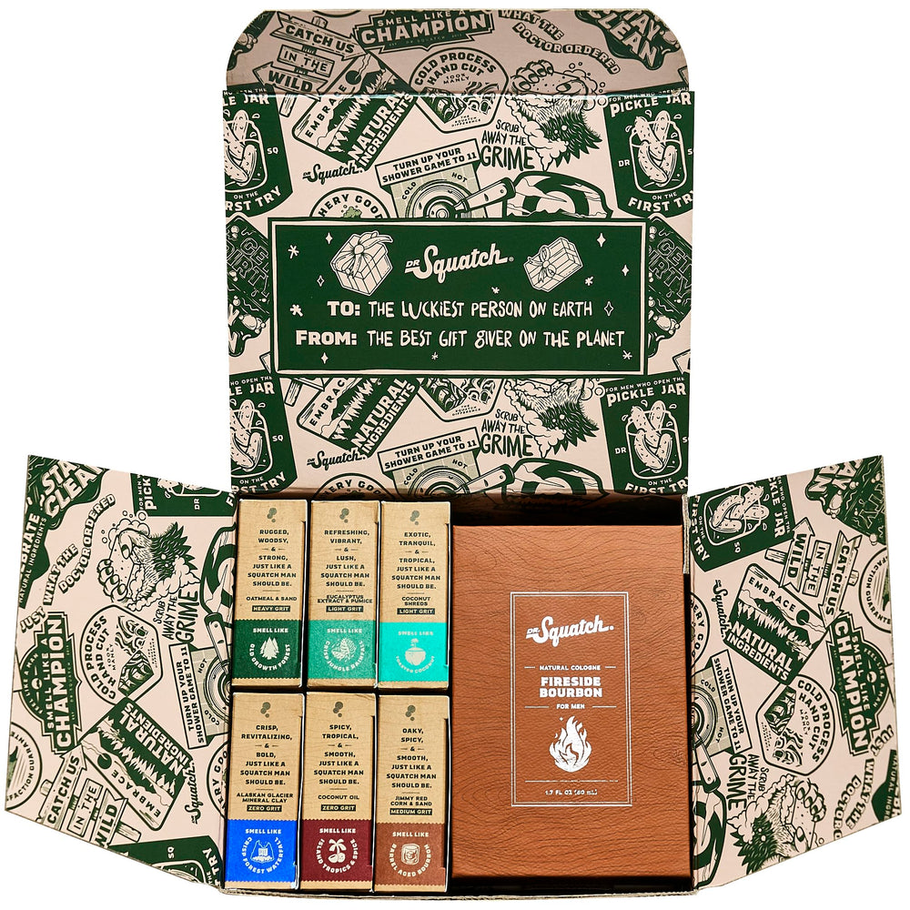 Dr. Squatch natural cold process soap bars for everyday cleansing