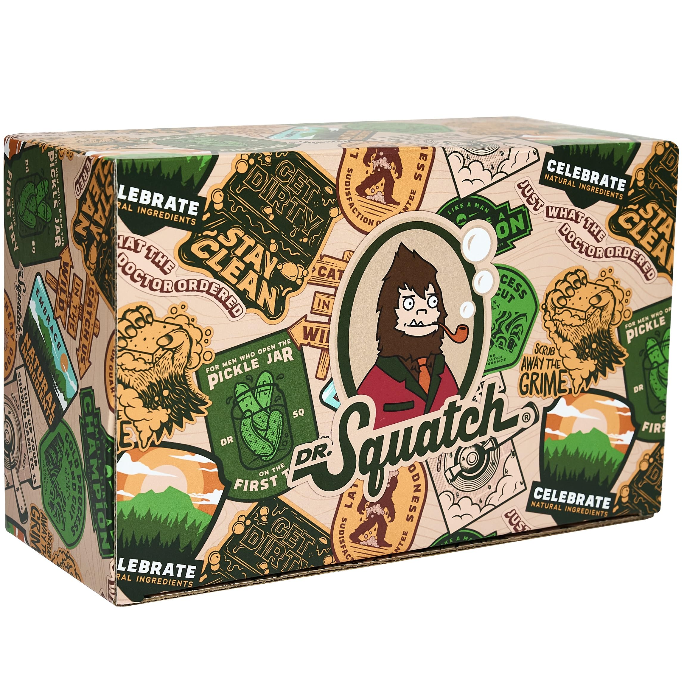 Dr. Squatch ingredients like coconut oil and kaolin clay nourish skin