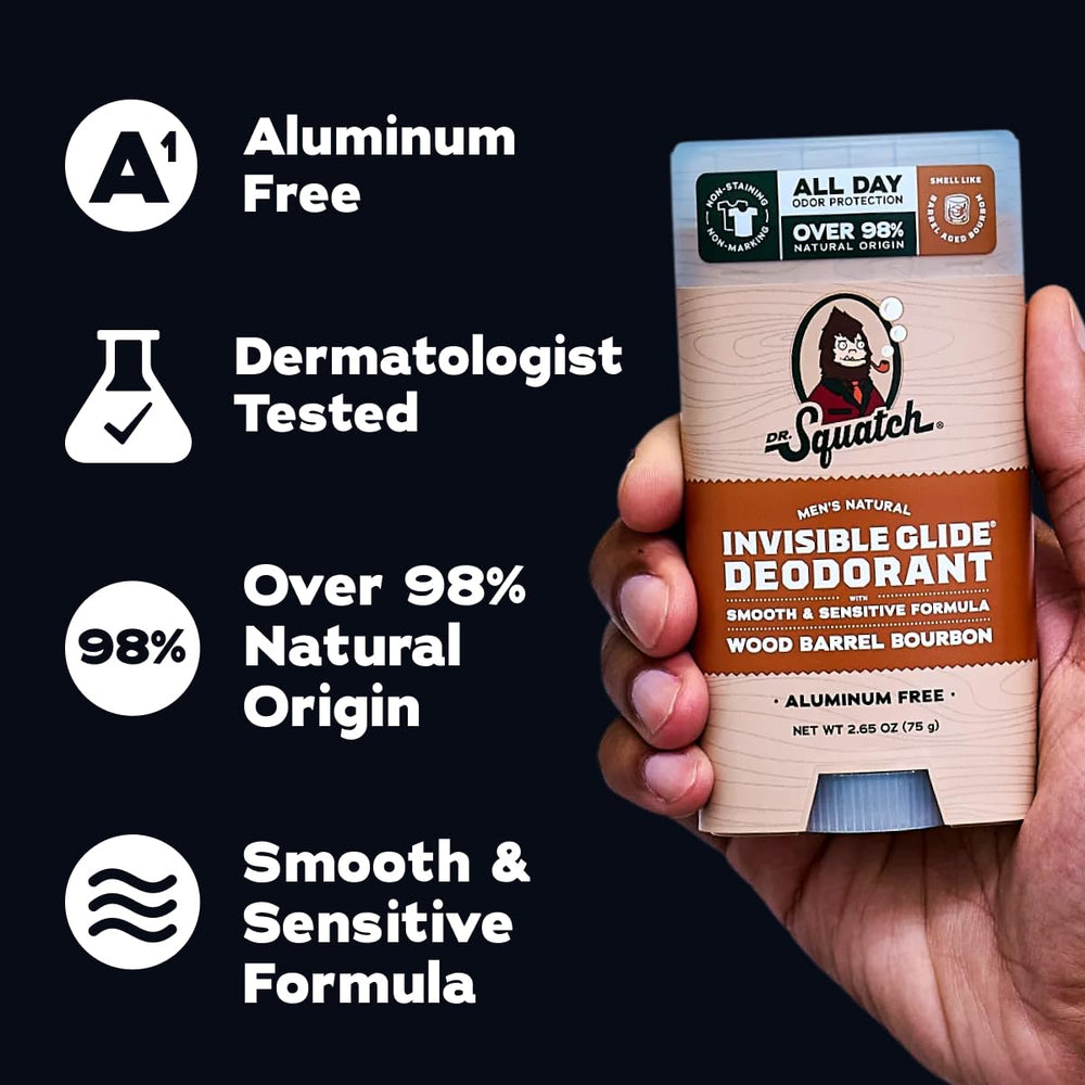 Dr. Squatch Rainforest Rapids scent with cooling mint and eucalyptus.