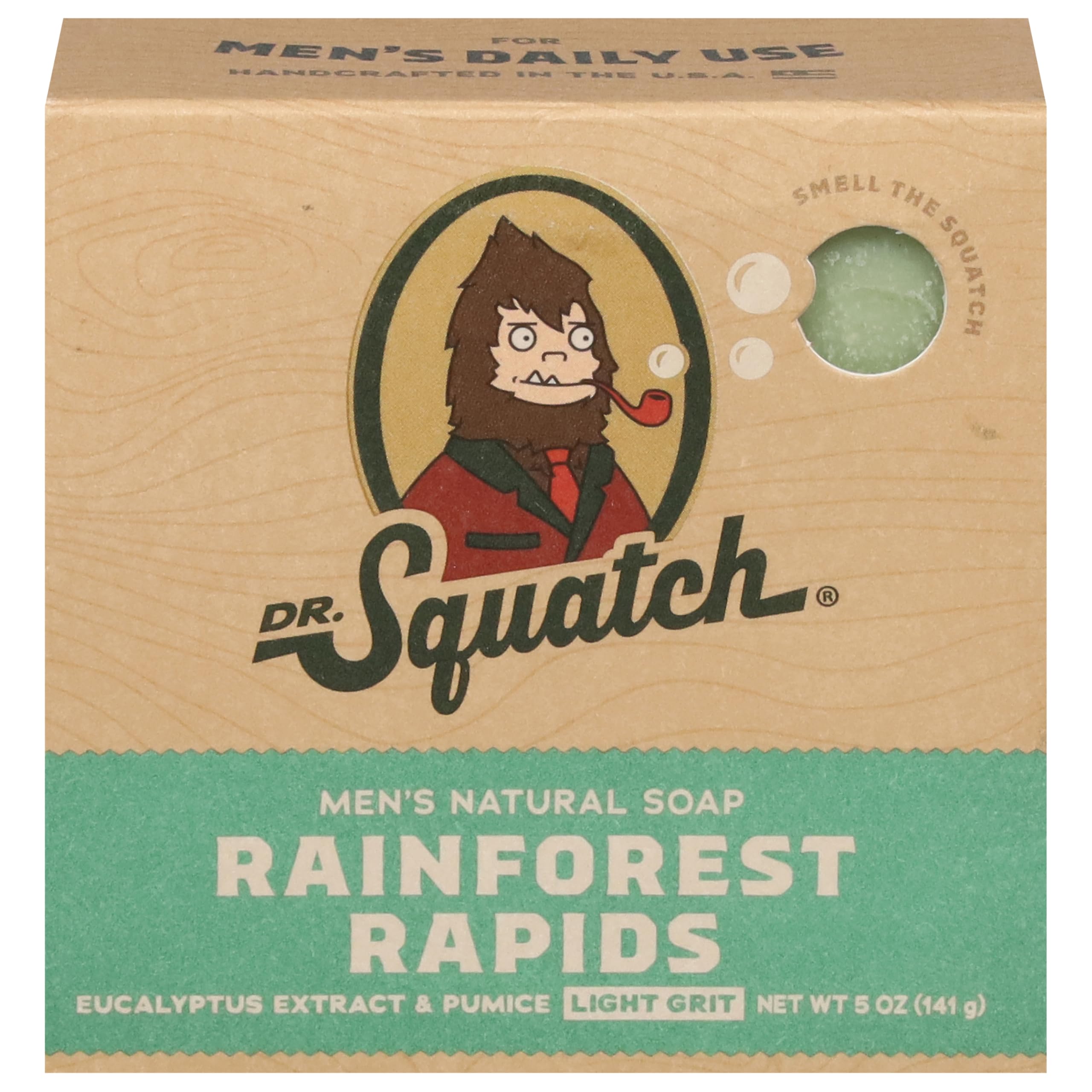 Dr. Squatch Rainfrst Rapids soap bar for a refreshing daily cleanse