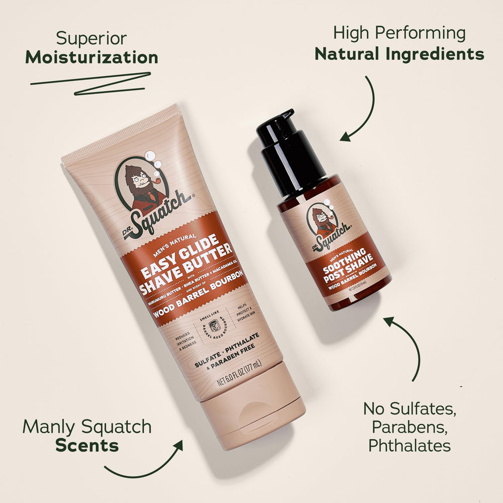 Dr. Squatch Soothing Post-Shave Moisturizer calming freshly shaved skin