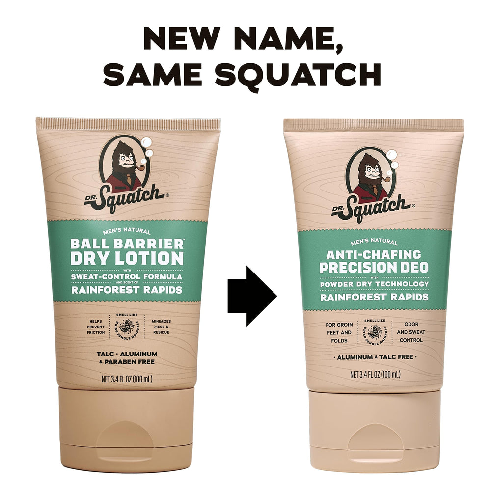 Dr. Squatch WBD Rainforest Rapids label close-up showing natural ingredients.