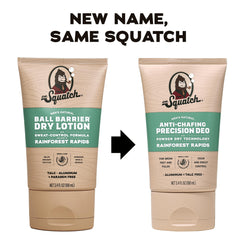 Dr. Squatch WBD Rainforest Rapids label close-up showing natural ingredients.