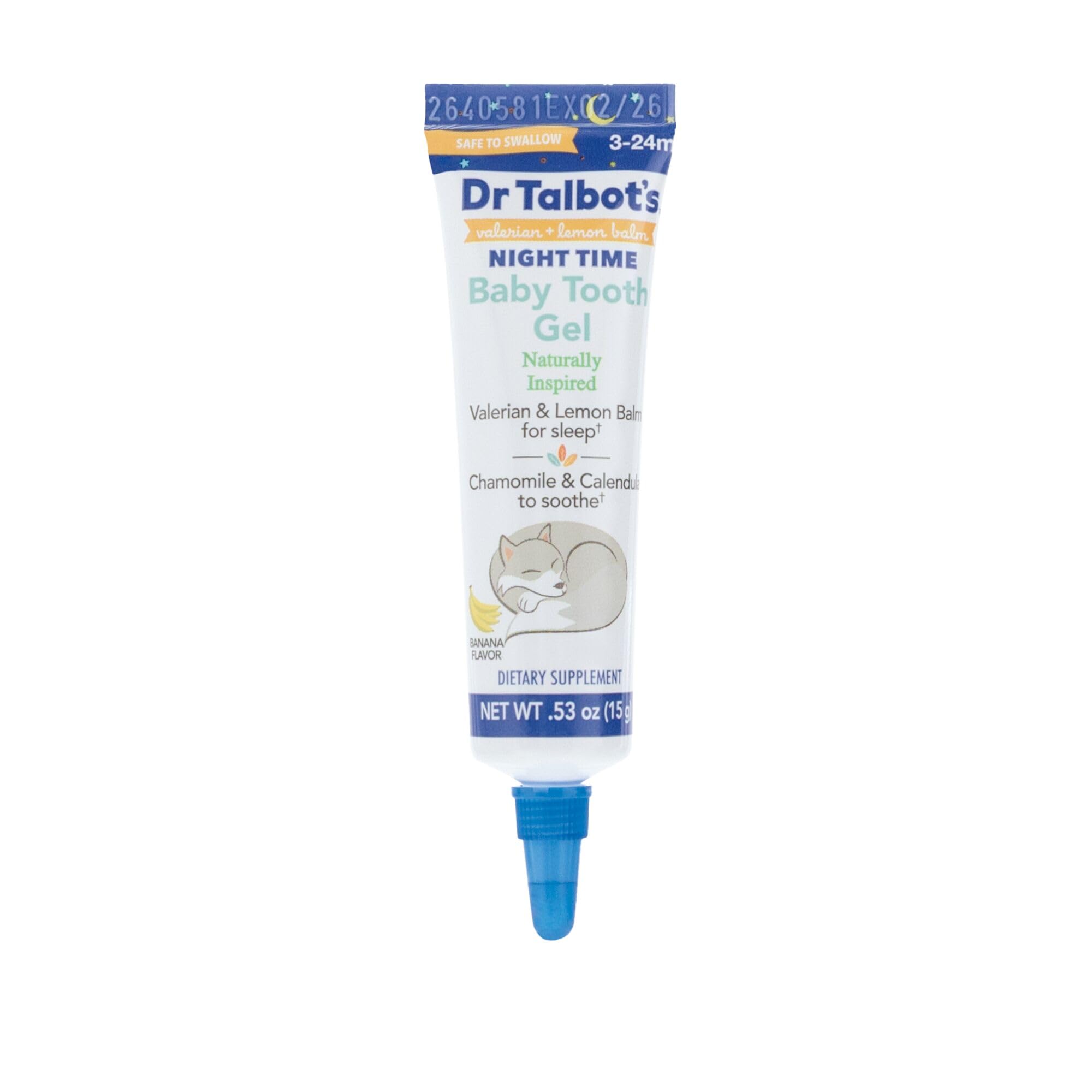 Dr. Talbot's belladonna-free label emphasizing safety.