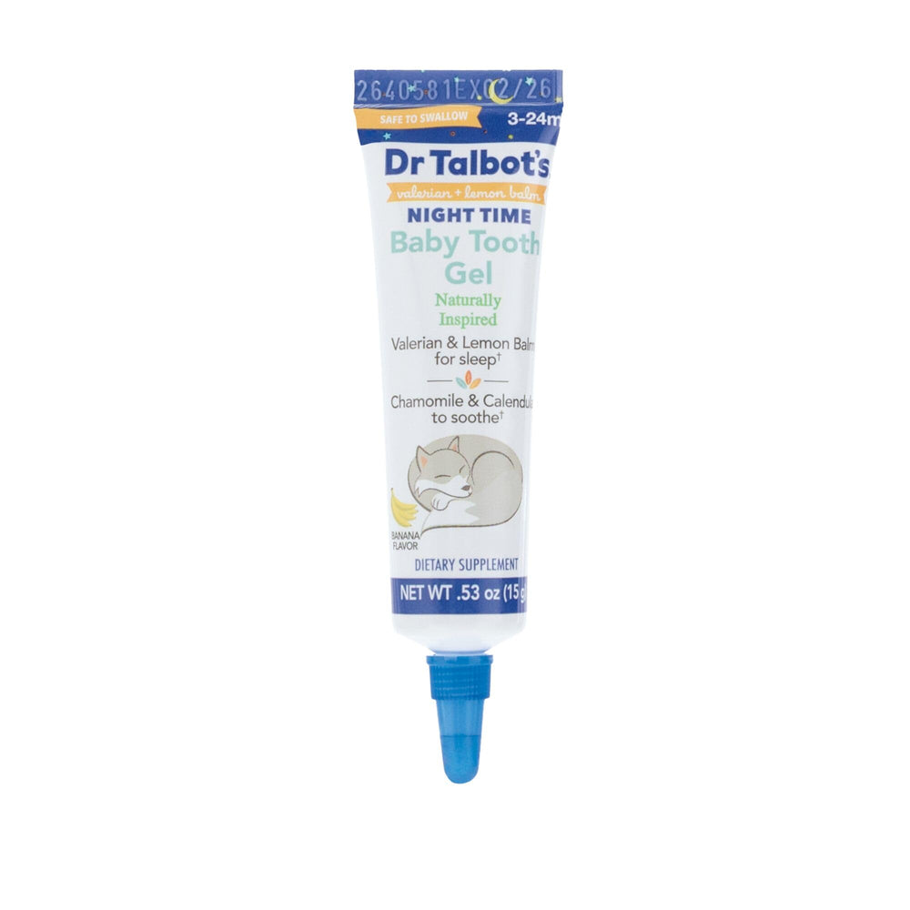 Dr. Talbot's belladonna-free label emphasizing safety.