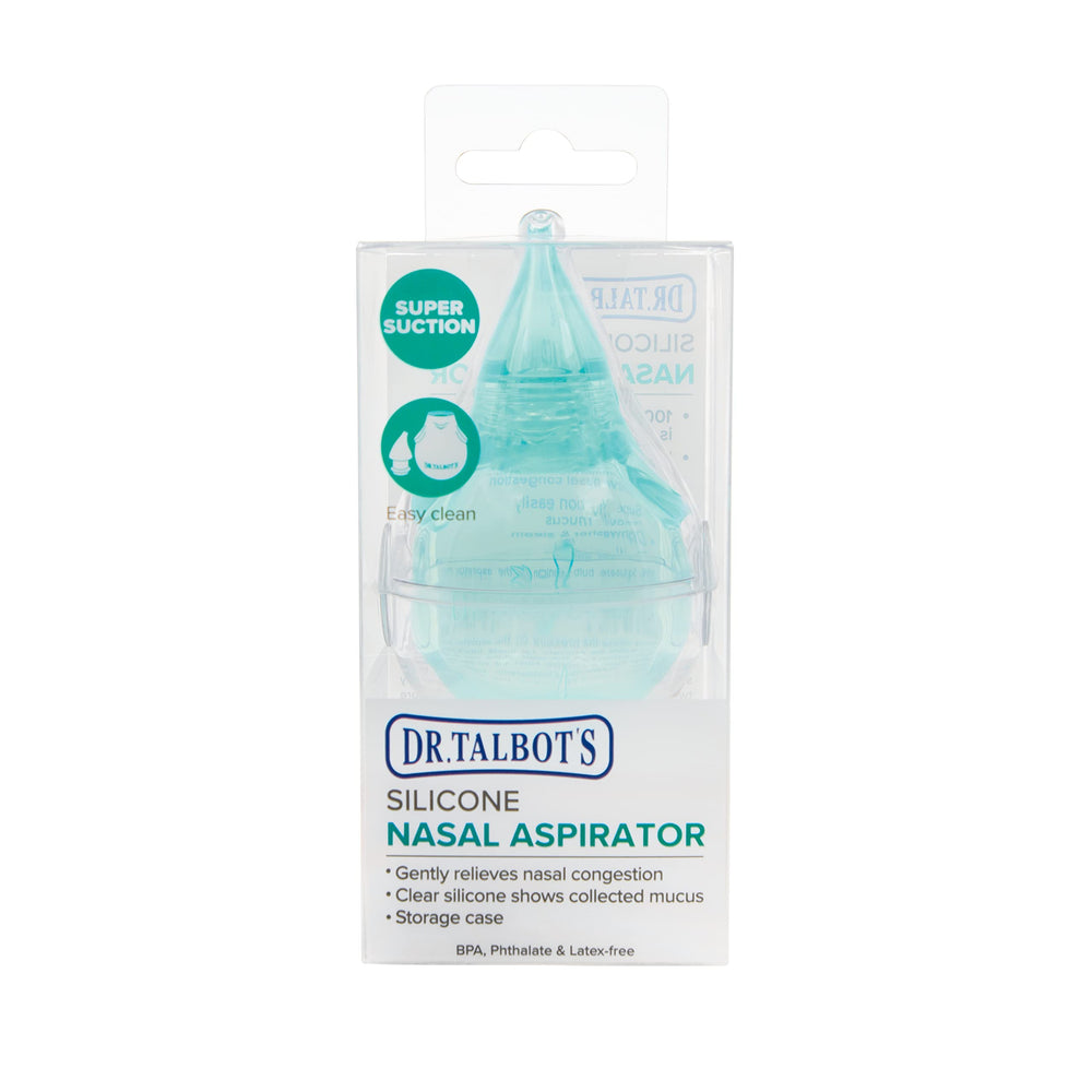 Dr. Talbot's nasal aspirator components are dishwasher-safe and easy to clean.