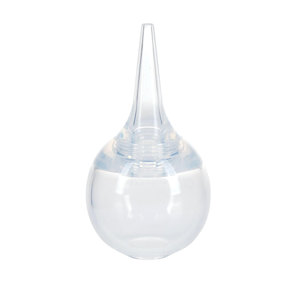 Dr Talbot's newborn essentials kit includes a clear nasal aspirator.