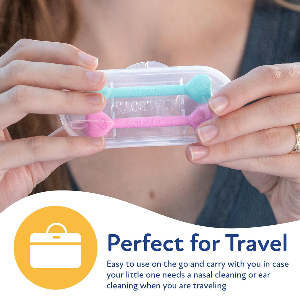 Soft-tip design protects delicate ears during cleaning.