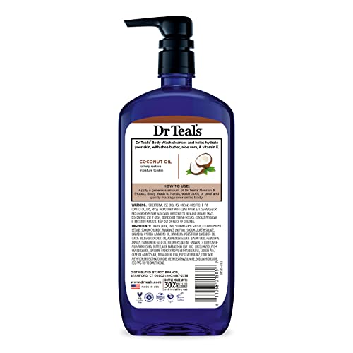 Dr Teal's ingredient closeup with epsom salt and oils