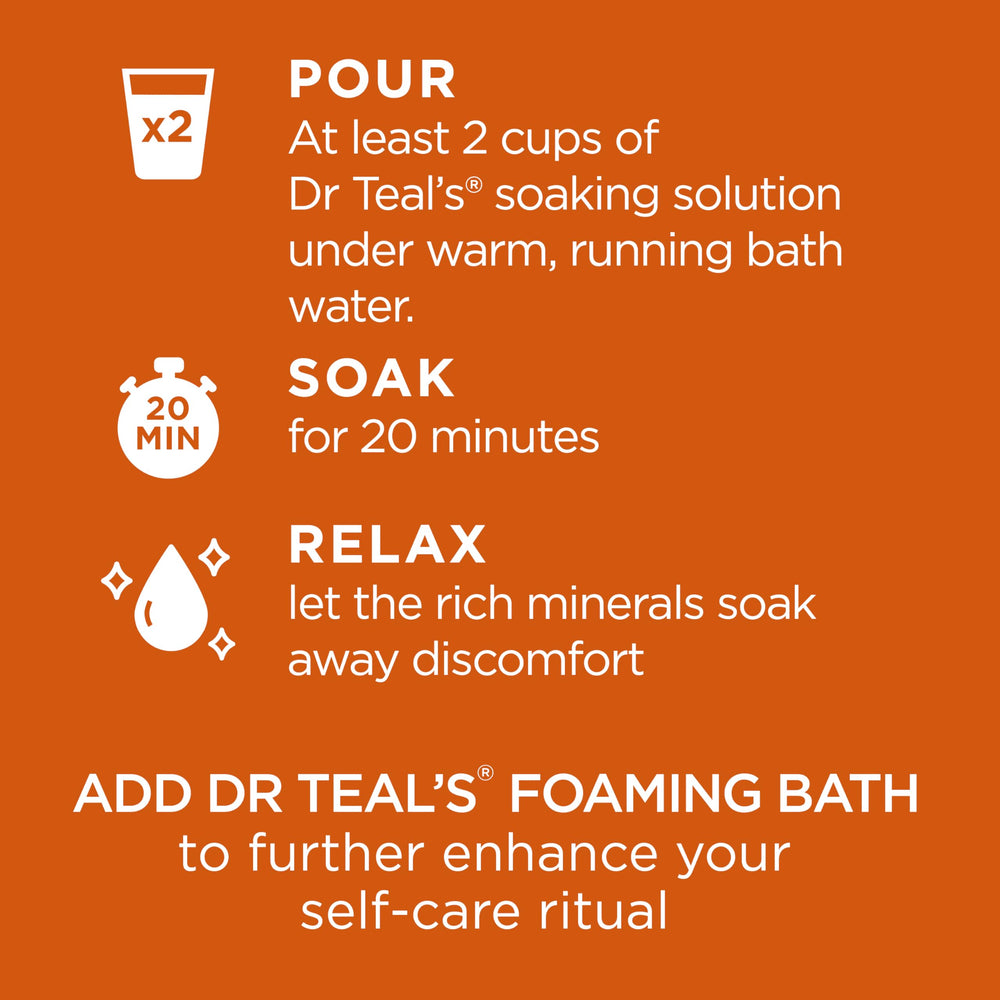 Dr Teal's Chestnut cedar aroma swirls during the soak.
