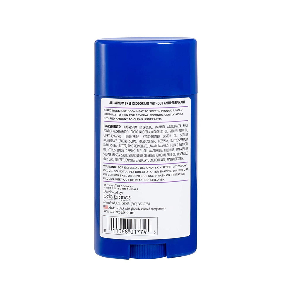 Rose & Milk deodorant bottle from Dr Teal's with soft floral aroma and smooth application.