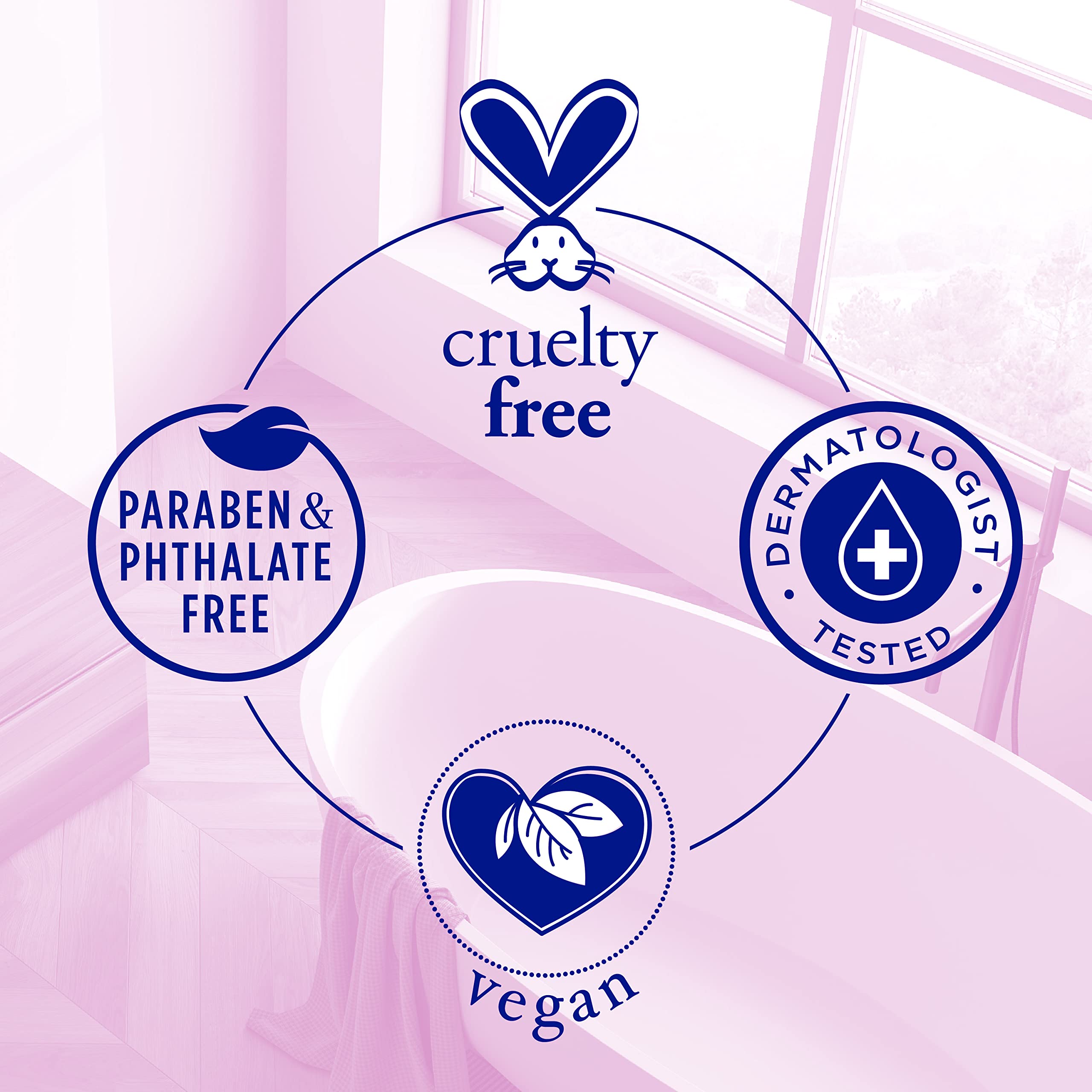Dr Teal's essential oils blend drops showcase relaxing notes for a soothing soak.