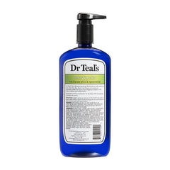 Dr Teal's eucalyptus-spearmint body wash gift set bottles front view shows refreshing scent.