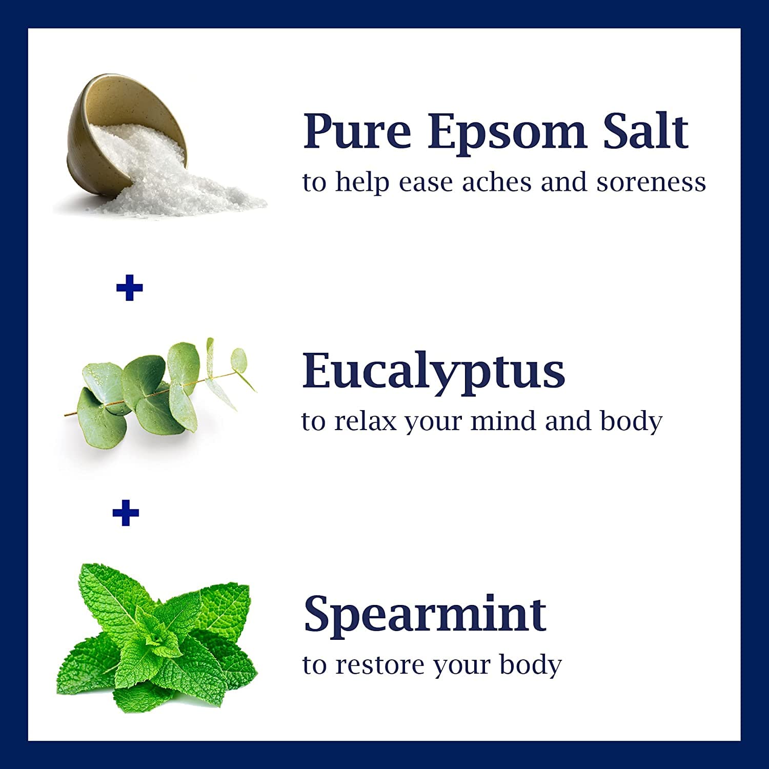 Dr Teal's eucalyptus-spearmint bottle pour close-up highlights easy daily use.