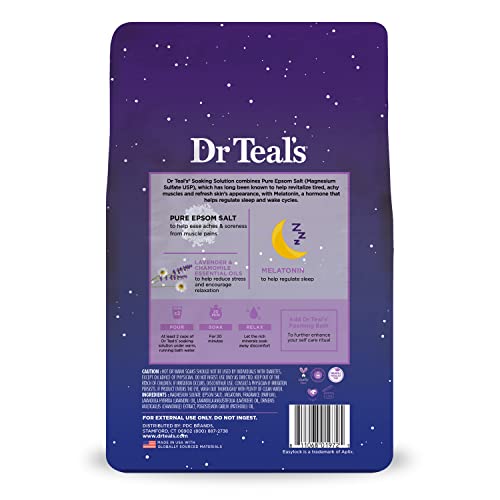 Evening self-care setup featuring Dr Teal's Sleep Blend as part of routine