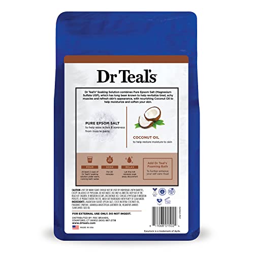 Dr Teal's exfoliation-ready blend with body wash for smoother skin.