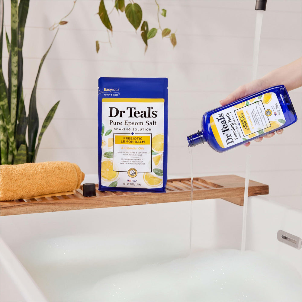 Pack of four bottles offers long-lasting baths for the family.