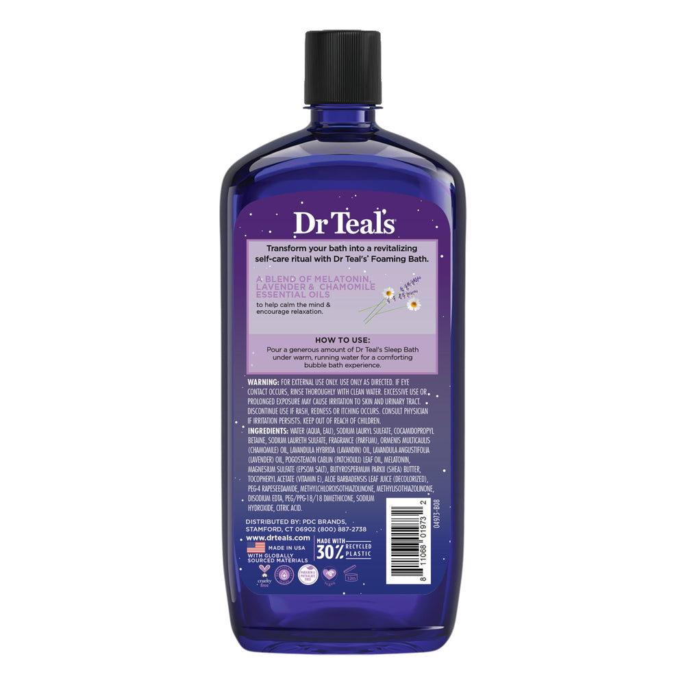 Dr Teal's relaxing bath scene reinforces calm evenings at home.