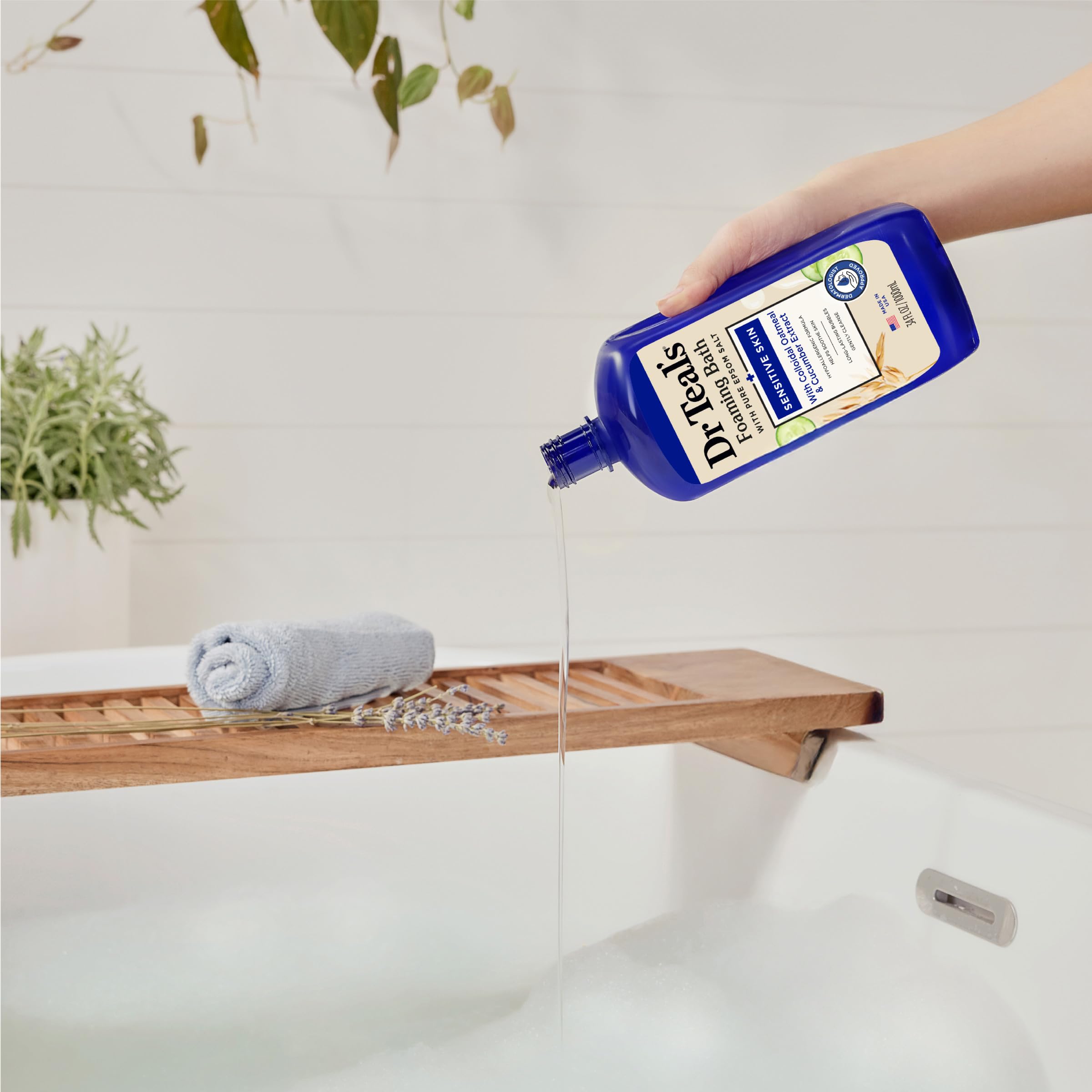 Dr Teal's is free from parabens and phthalates and not tested on animals.