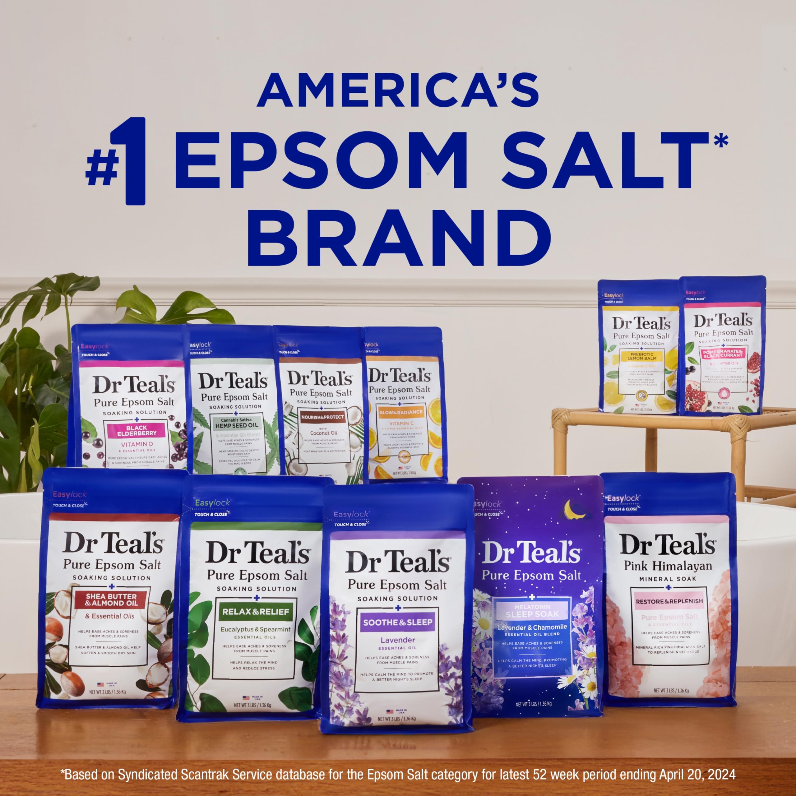 Dr Teal's garden-use epsom salt supporting plant care.
