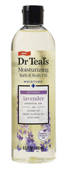 Dr Teal's Lavender Bath Oil bottle promotes calm and restful nights
