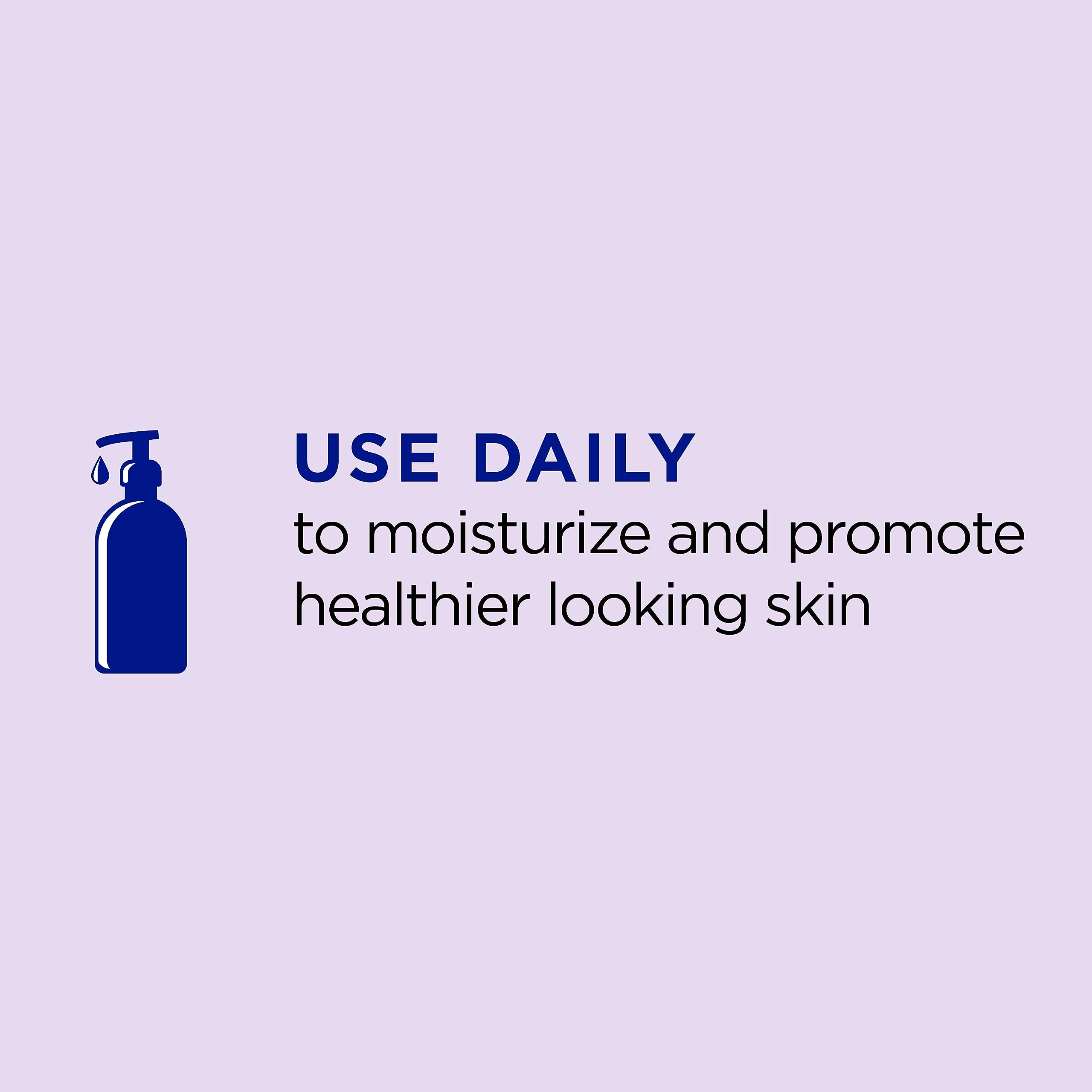 Dr Teal's lavender-scented body lotion wafts calming fragrance during daily use.