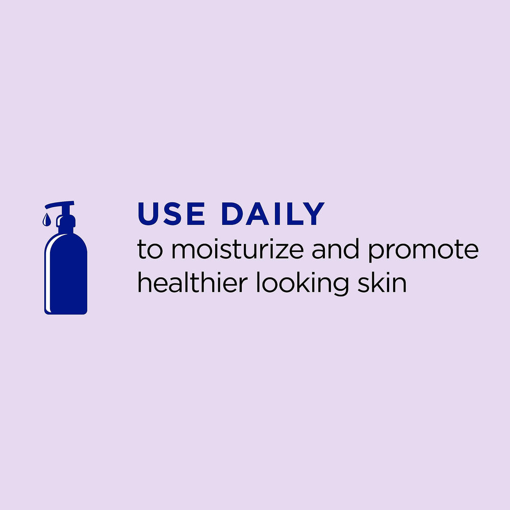 Dr Teal's lavender-scented body lotion wafts calming fragrance during daily use.
