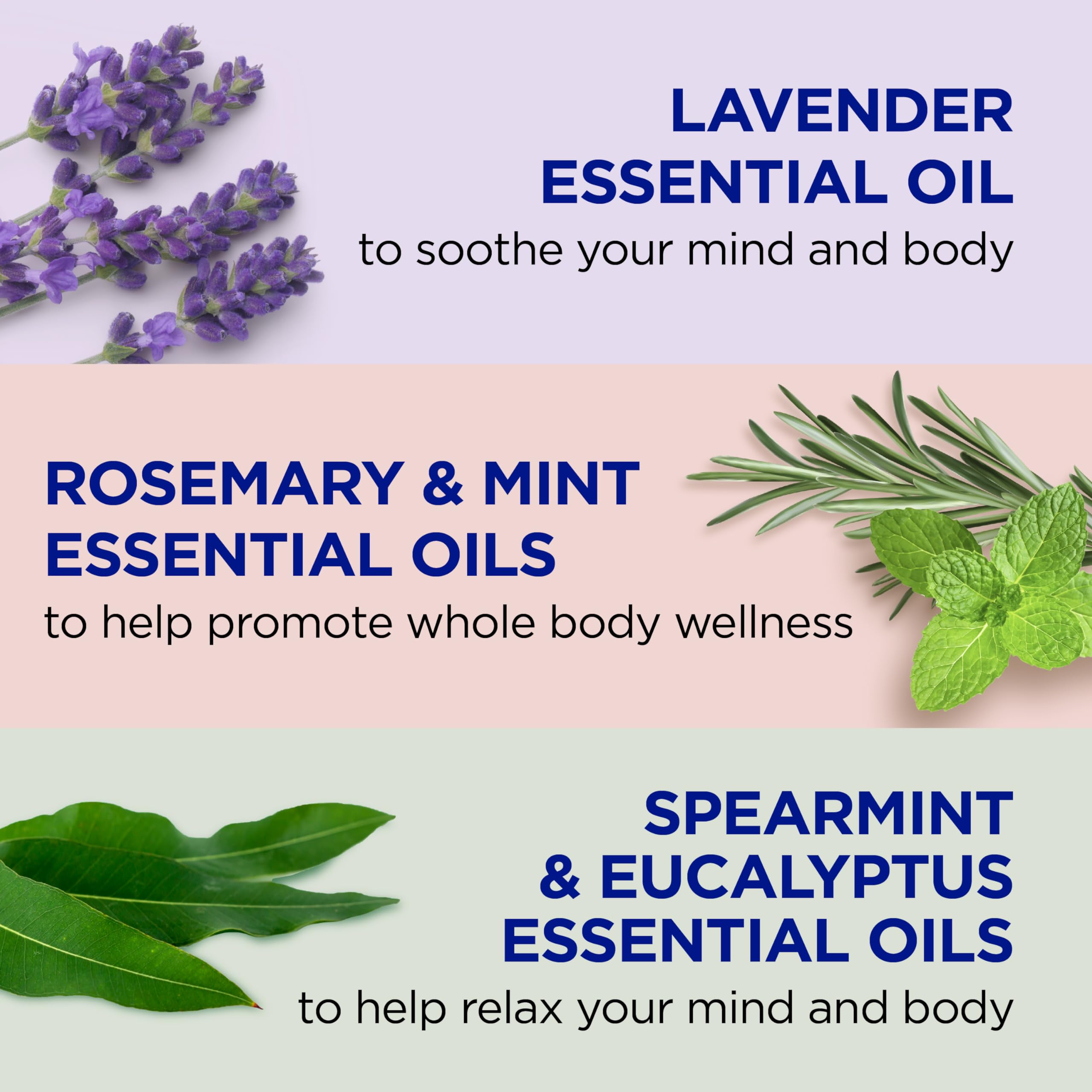 Dr Teal's Lavender soak close-up emphasizes a soothing aroma.
