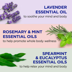 Dr Teal's Lavender soak close-up emphasizes a soothing aroma.