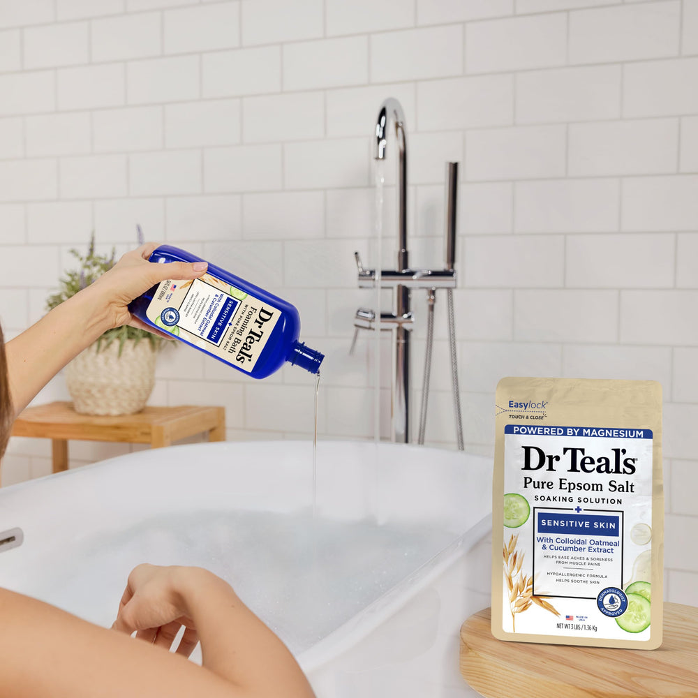 Long-lasting bubbles cleanse while you unwind after a long day.