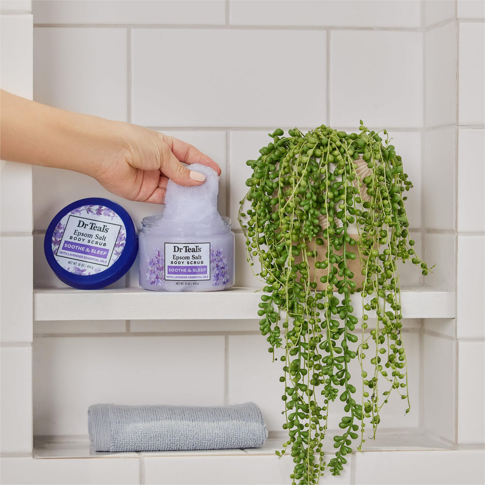 Dr Teal's pack of 3 bottles emphasizes value and shared self-care.