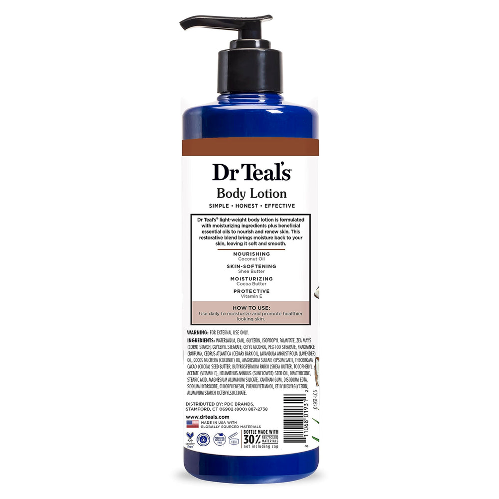Dr Teal's packaging boxes on shelf invite quick purchase.