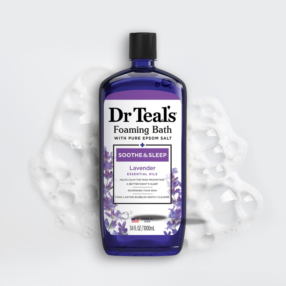 Dr Teal's paraben-free and cruelty-free badge signals gentle care.