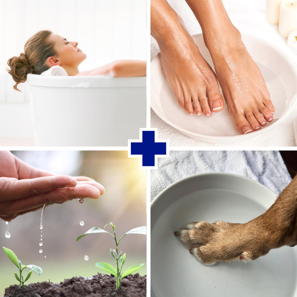 Dr Teal's pet care paw care with epsom salt.