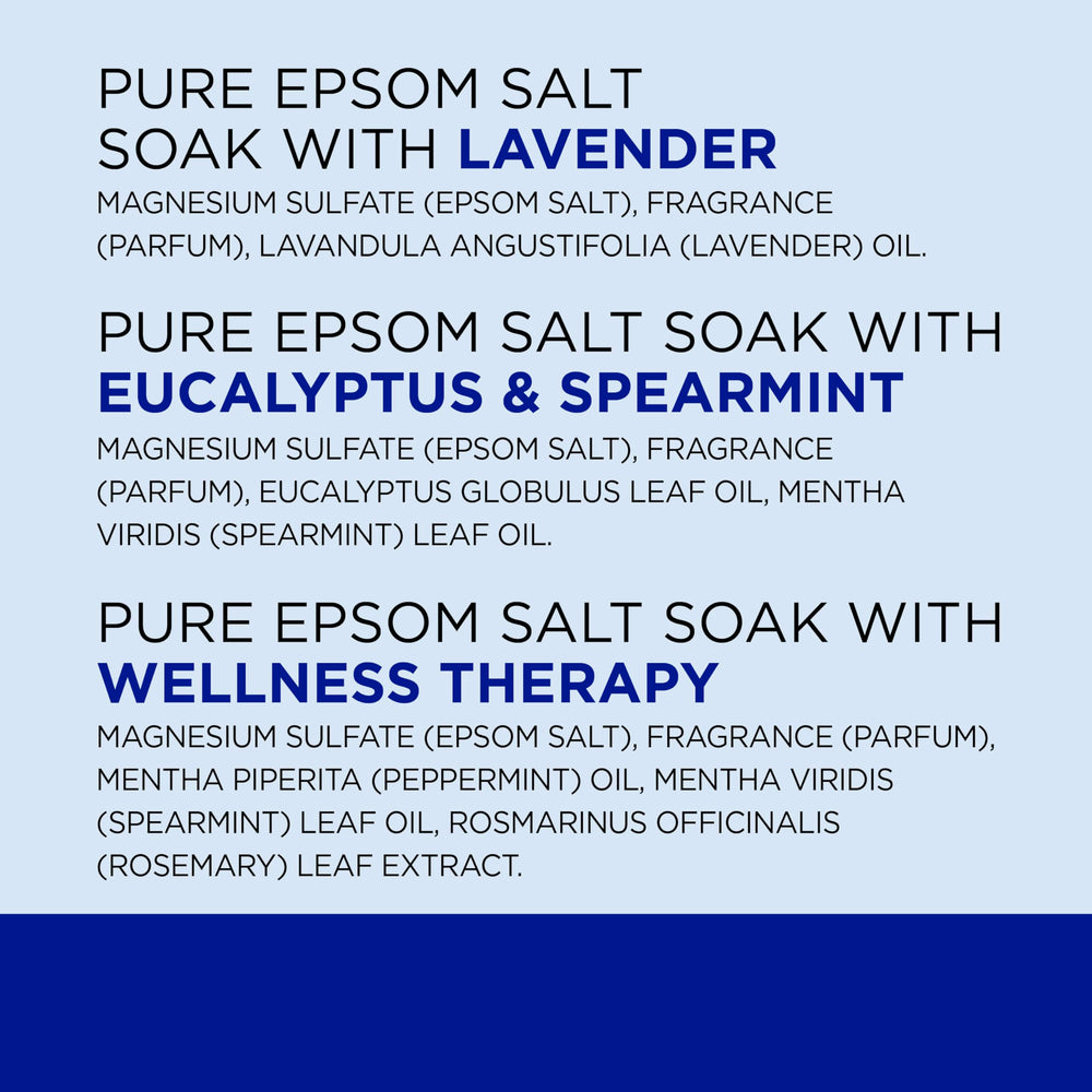 Dr Teal's Eucalyptus bottle in a refreshing bath setting.