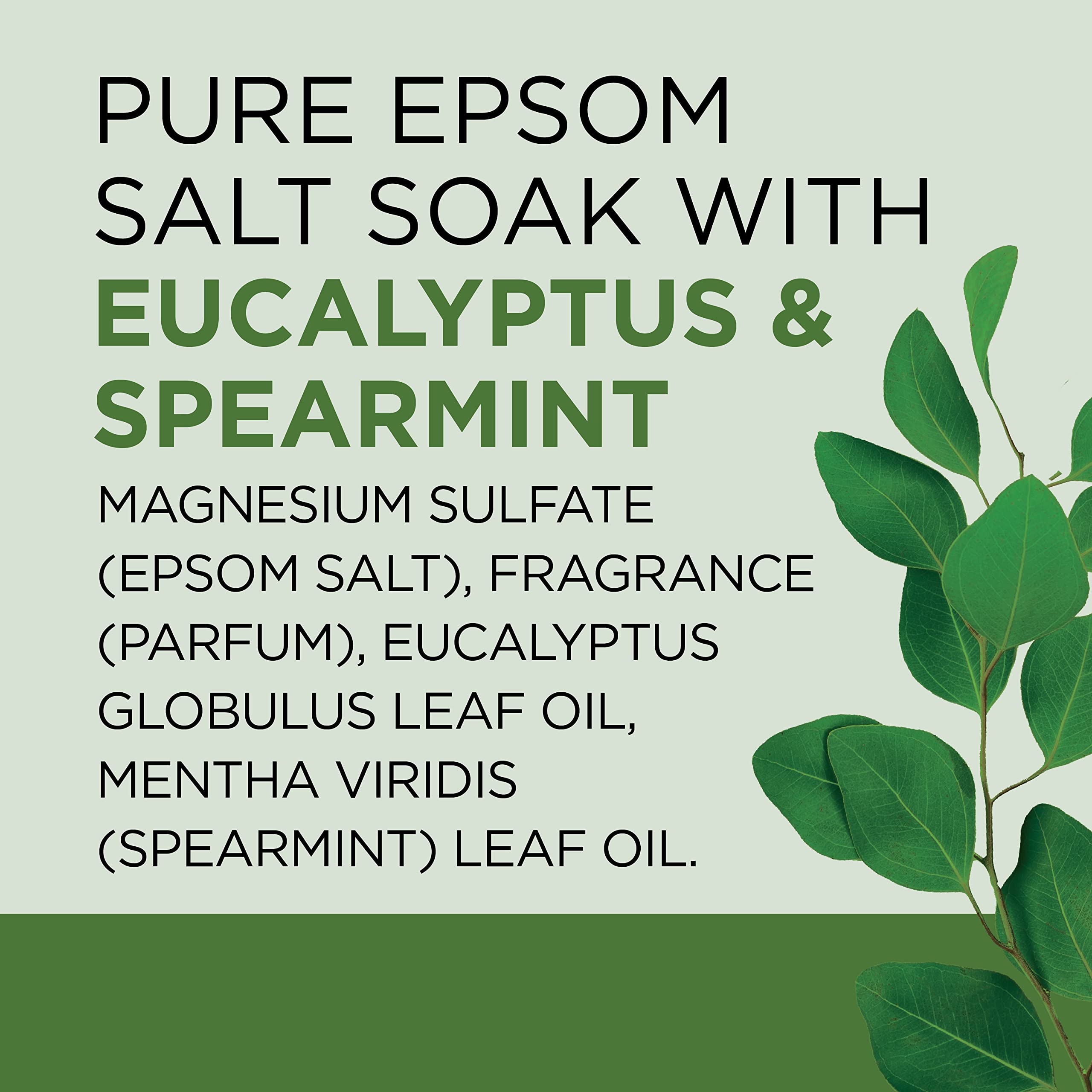 Natural essential oils in Dr Teal's salt enhance mood during a bath