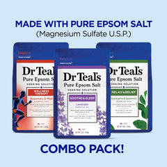 Dr Teal's Wellness Trio Pack shows three soothing blends for bath rituals.