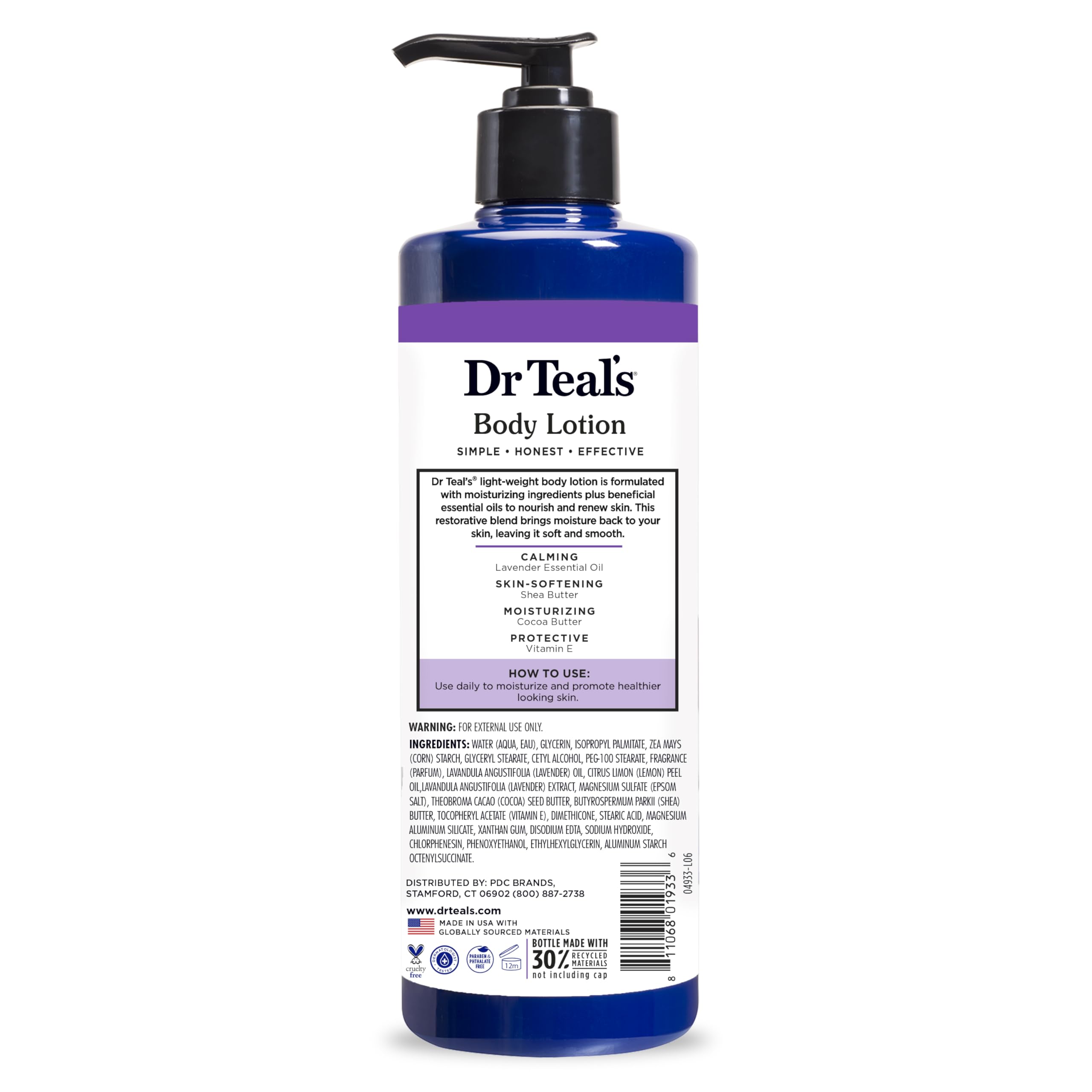 Dr Teal's relaxing lavender night routine promotes calm evenings.