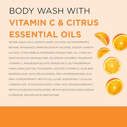 Shower scene featuring a refreshing cleanse with a citrus aroma.