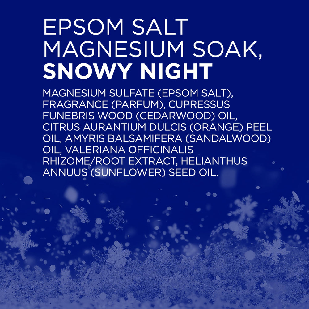 Dr Teal's Snowy Night formula is paraben-free and cruelty-free.