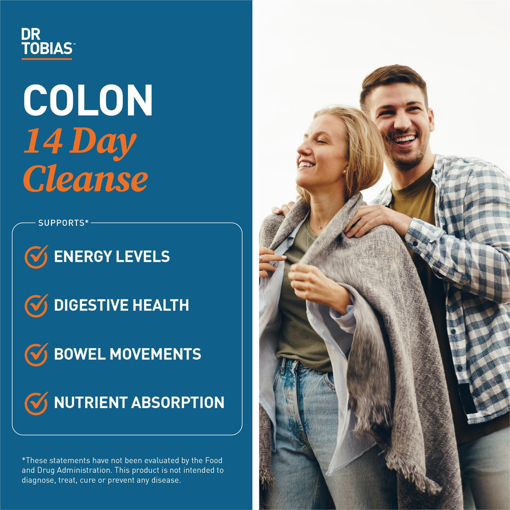 Herbal blend of Dr. Tobias Colon Cleanse with cascara sagrada and psyllium.