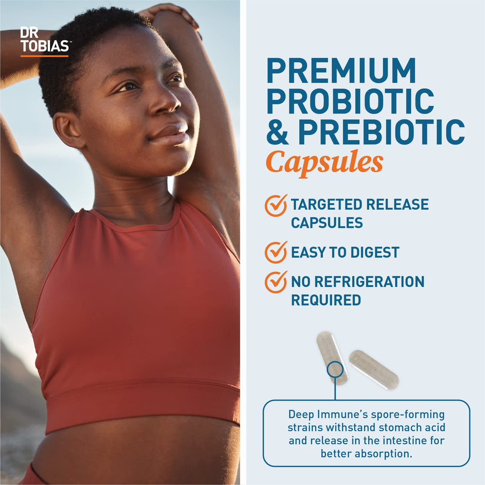 Dr. Tobias Deep Immune PreforPro prebiotics on label
